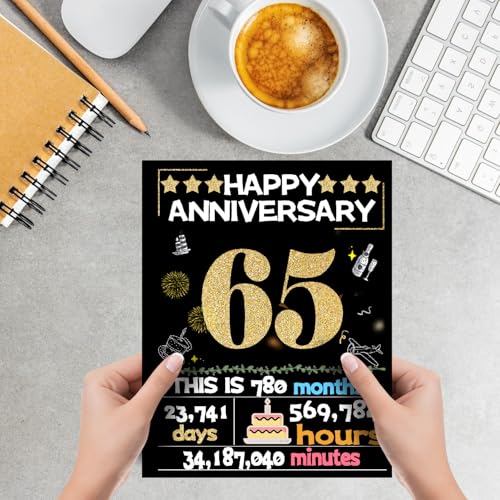 Joycard 65th Anniversary Card for Couple Husband Wife Back in 1961