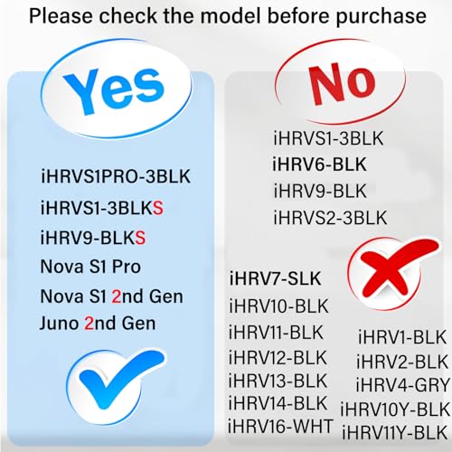 Replacement Side Brush for iHome Nova S1 Pro - 6 Pack