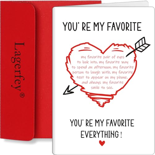 Valentine's Day Card for Him - Romantic Anniversary Greeting