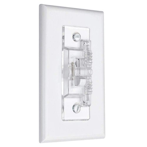 Light Switch Guard, ILIVABLE Child Proof Wall Switch Plate Protects Your Lights or Circuits from being Accidentally Turned On or Off by Children and Adults (Clear, 2 Pack)