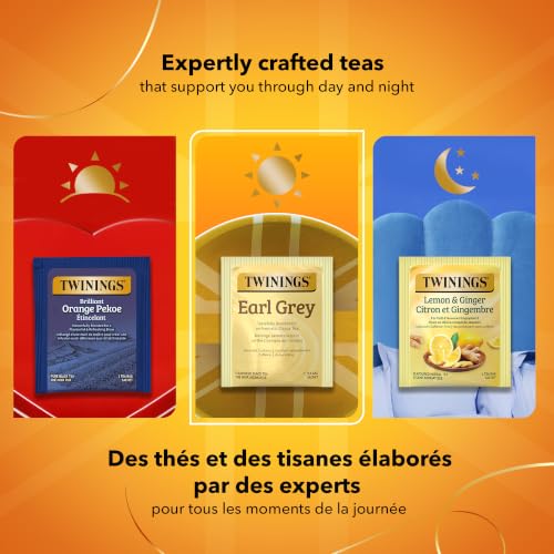 Twinings Earl Grey Black Tea, 100 Individually Wrapped Tea Bags