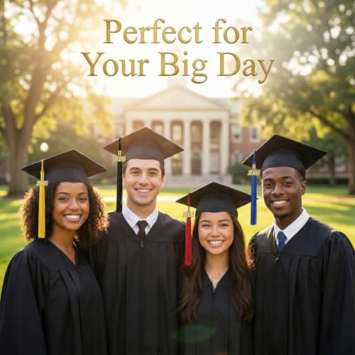 2026 Graduation Tassel with Gold Charm for Cap Decoration
