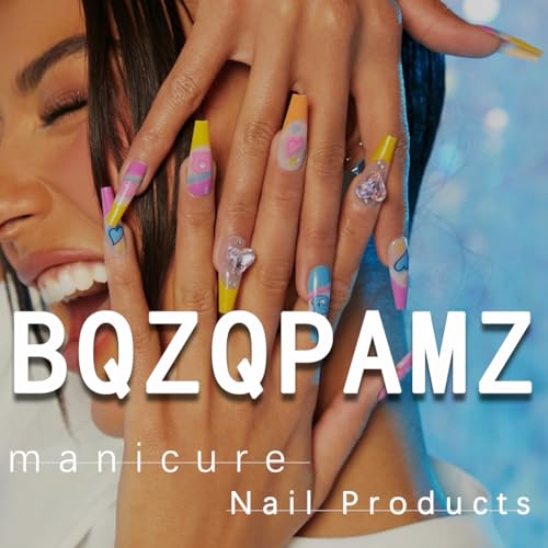 Halloween Extra Long Press on Nails Pointed Almond Acrylic False Nails