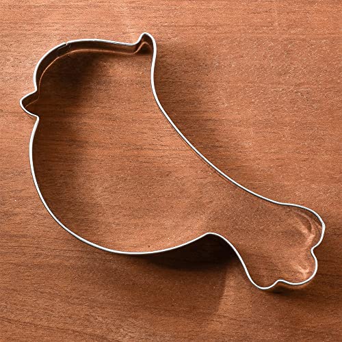 LILIAO Bird Cookie Cutter - 3.8" Stainless Steel, Dishwasher Safe