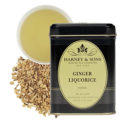 Harney & Sons Ginger Liquorice Herbal Tea Loose Leaf Tin - 4 oz