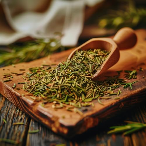 SavorSatch Organic Moroccan Whole Leaf Rosemary Herb - 16oz Resealable Pouch