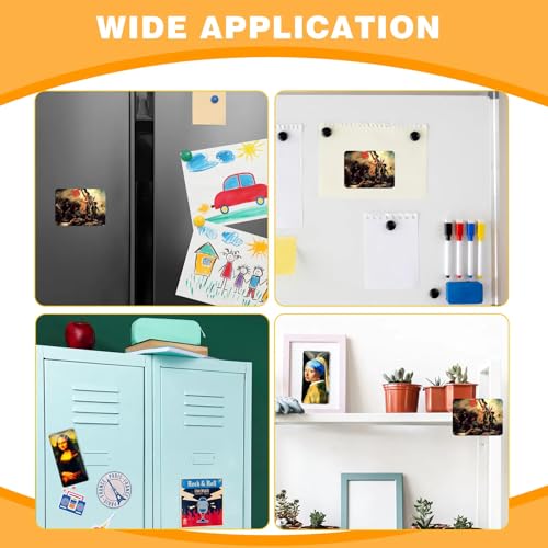 Famous Art Refrigerator Magnets Decorative Strong Magnetic Office Art Gifts