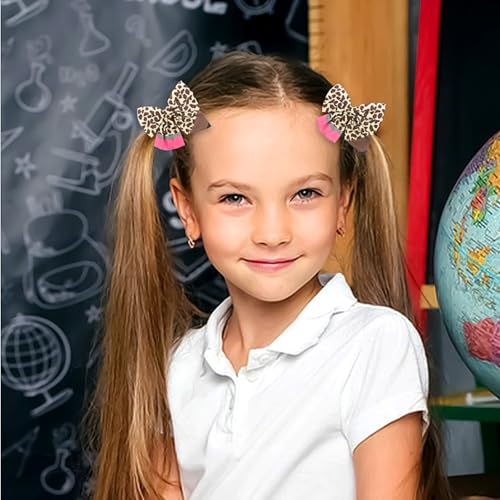 Doneace Back to School Pencil Hair Bows Clips for Girls Toddlers