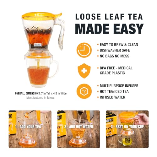 Tiesta Tea Maui Mango Infuser Set - Premium Loose Leaf Tea Starter