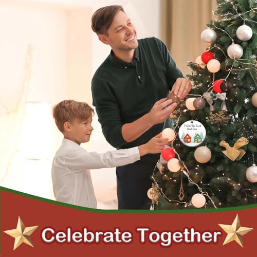 Ceramic Christmas Ornaments for Best Friends with Gift Box