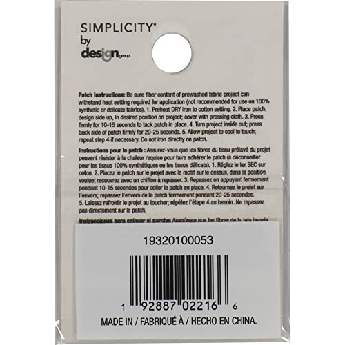 Simplicity Momin' Ain't Easy Iron-On Applique Patch - 1.75" D