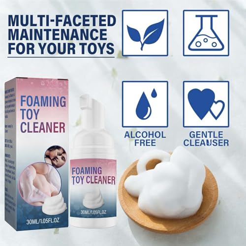 Fujinzhu Foaming Adult Toy Cleaner - Gentle, Non-Irritating Toy Sanitizer