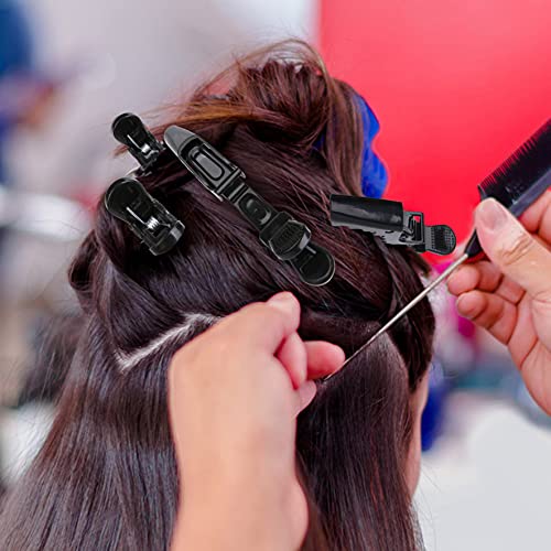 HH&LL 12pcs Professional Salon Alligator Hair Clips with Wide Teeth