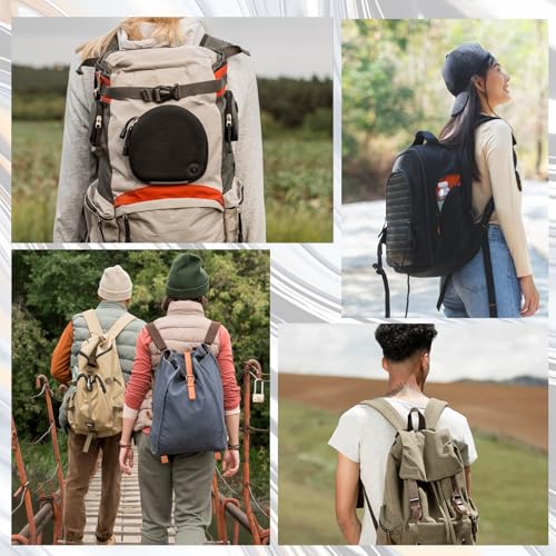 6pcs Water Bottle Clips,Silicone Hanging Bottle Buckle Clip Carabiner with 6 Pieces Keychain Ring Clip,Portable Water Bottle Ring Holder for Outdoor Camping Hiking Traveling