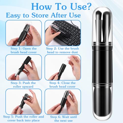 4 Pack Microfiber Dusting Brush Kit for Electronics & Car