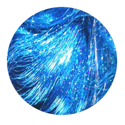 Lake Blue Hair Tinsel Extensions 44 Inch Glitter Fairy Hair Kit