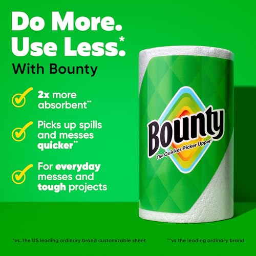 Bounty Select-A-Size Paper Towels, Double Rolls, 82 Sheets - 6 Pack