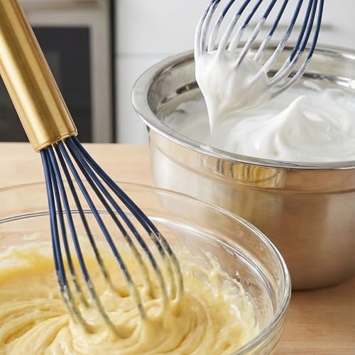 Farberware Gold Silicone Mini Whisks Set of 2 - Heat Resistant