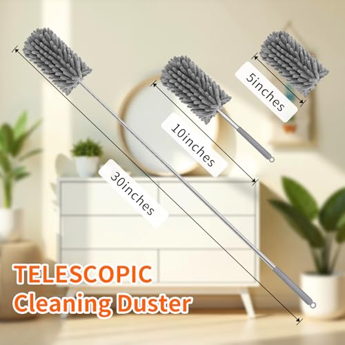 TIMIVO Mini Duster with 360° Bendable Head & Telescopic Handle
