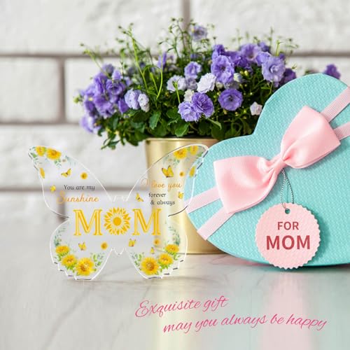 Engraved Butterfly Acrylic Keepsake for Mom - Heartwarming Gift