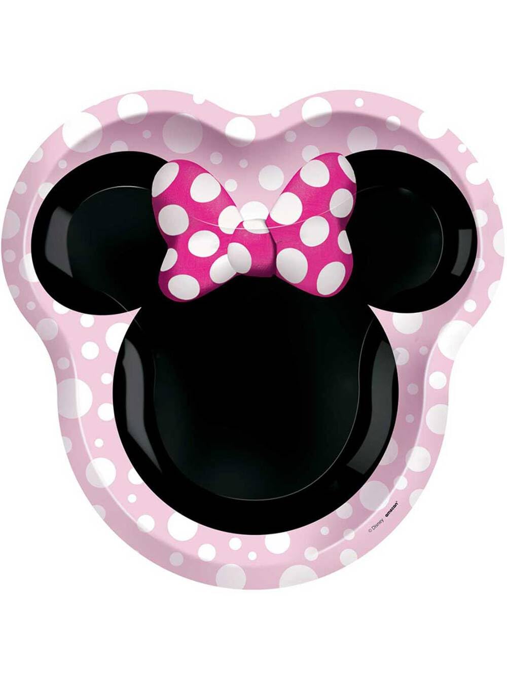 Paper Plates - 9" x 7 5/8" | Multicolor | Pack of 8, Minnie Mouse Forever