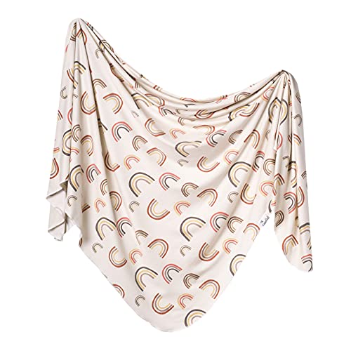 Copper Pearl Large Premium Knit Baby Swaddle Receiving Blanket Kona