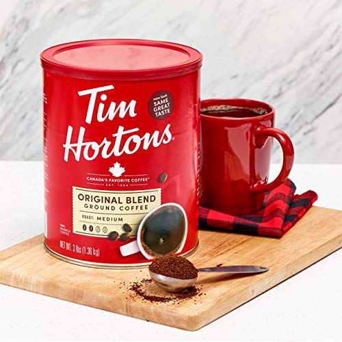 Tim Hortons Original Blend Medium Roast Ground Coffee - 48 Ounce Canister