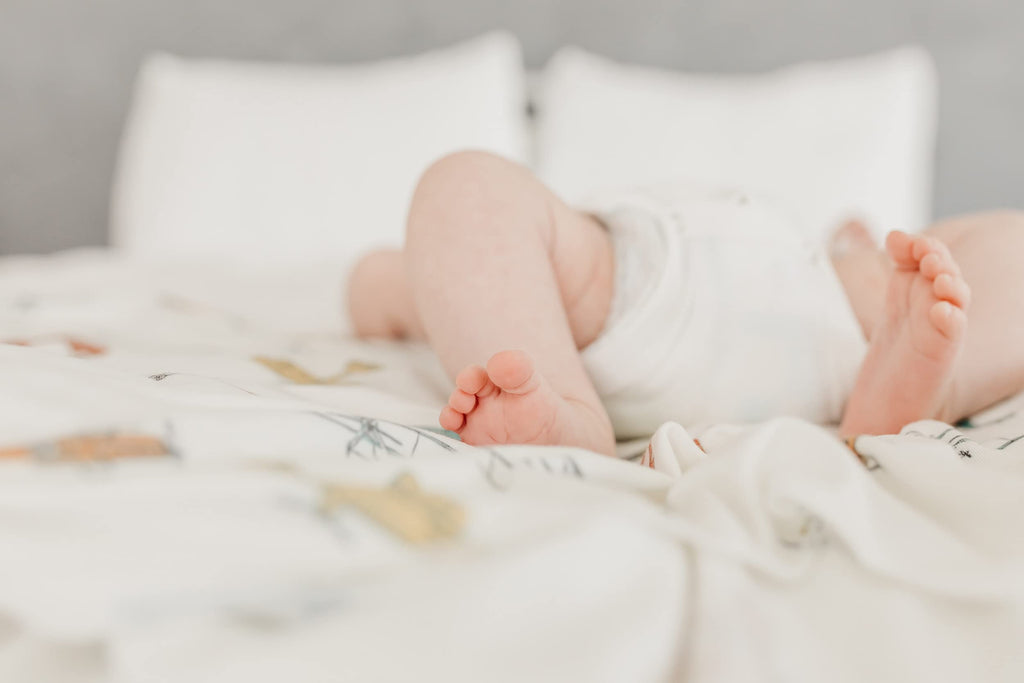 Copper Pearl Swaddle Blankets for Newborns | Soft Stretchy Receiving Blankets for Boys and Girls | Large 46 x 46 Inch Baby Blankets | Lightweight and Breathable Swaddles | Marigold