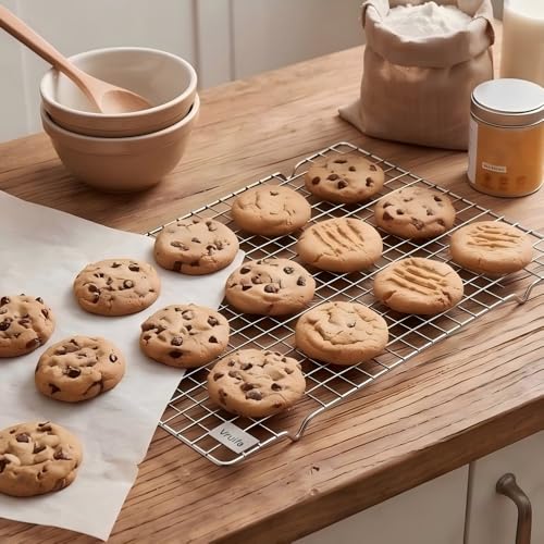 304 Stainless Steel Cooling Rack for Baking & Roasting | 10" x 15"