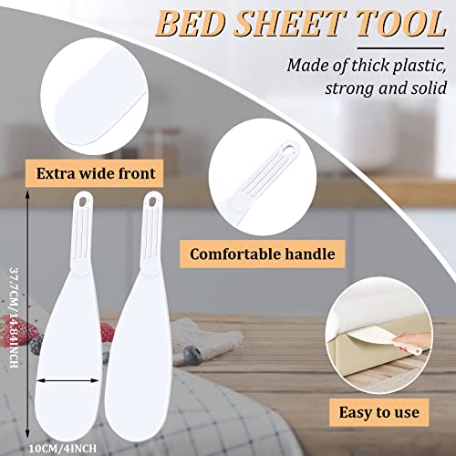 Juexica Mattress Lifter & Bed Sheet Tucking Tool - 2 Pack Extra Long Paddle