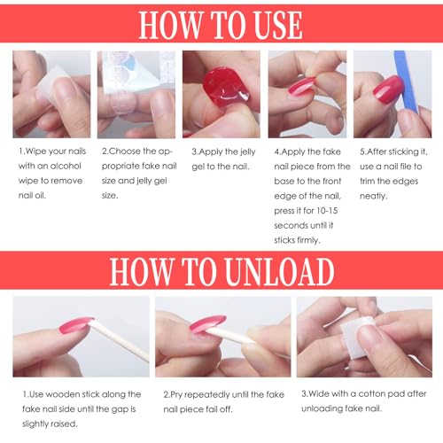 Christmas Press-On Short Square Toenails with Snowflake Design - 24Pcs