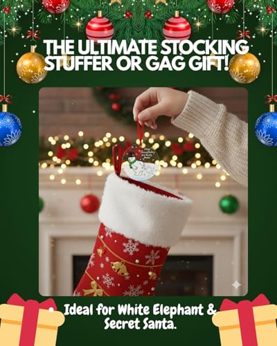 Funny Snowman Christmas Ornament - Hilarious Holiday Decor
