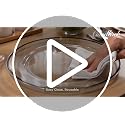 100 Pack 12-Inch Clear Charger Plates with Black Rim - Elegant Disposable Tableware