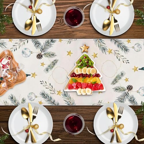Christmas Table Runner 13x71 Inch - Festive Holiday Decor