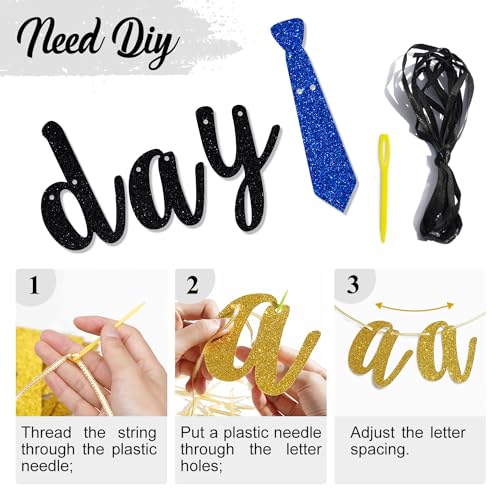Happy Father's Day Banner - Premium Decorations for Dad's Celebration