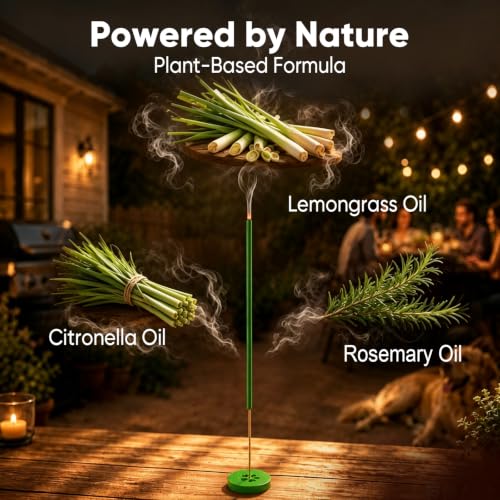 Orlixynora Citronella Mosquito Repellent Incense Sticks - 150 Count