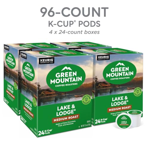 Green Mountain Coffee Roasters Lake & Lodge Medium Roast K-Cup Pods - 96 Count
