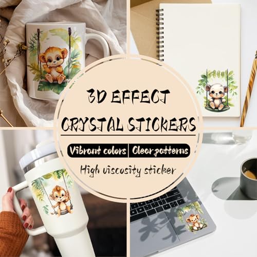 DORSBABY UV DTF Cup Wrap Stickers - 12 Assorted Designs