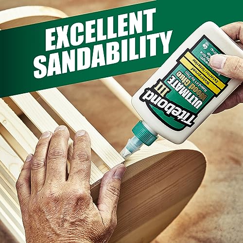 Titebond III Ultimate Wood Glue, Waterproof Adhesive - 8 Ounces