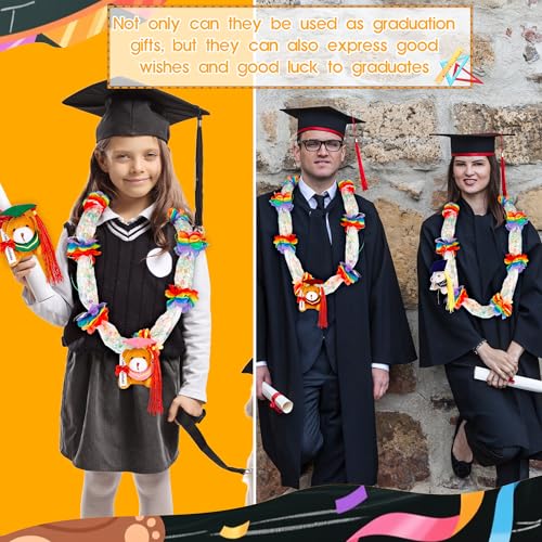 DIY Graduation Candy Lei Kit with Mini Bears and Ribbons