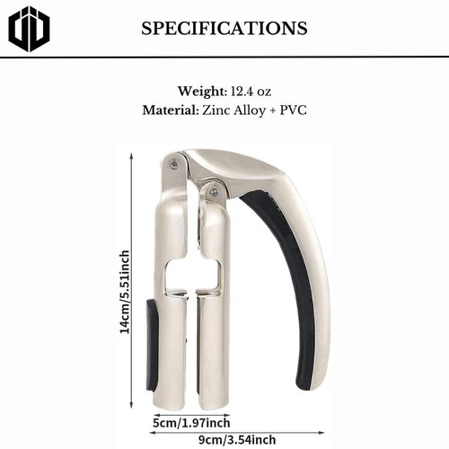 Imbibe & Indulge - Champagne Opener Tool - Zinc Alloy Champagne Opener with Non-Slip Handle and Easy Lever-Action - Champagne Accessories, Champagne Bottle Opener, Sparkling Wine Accessories Metal
