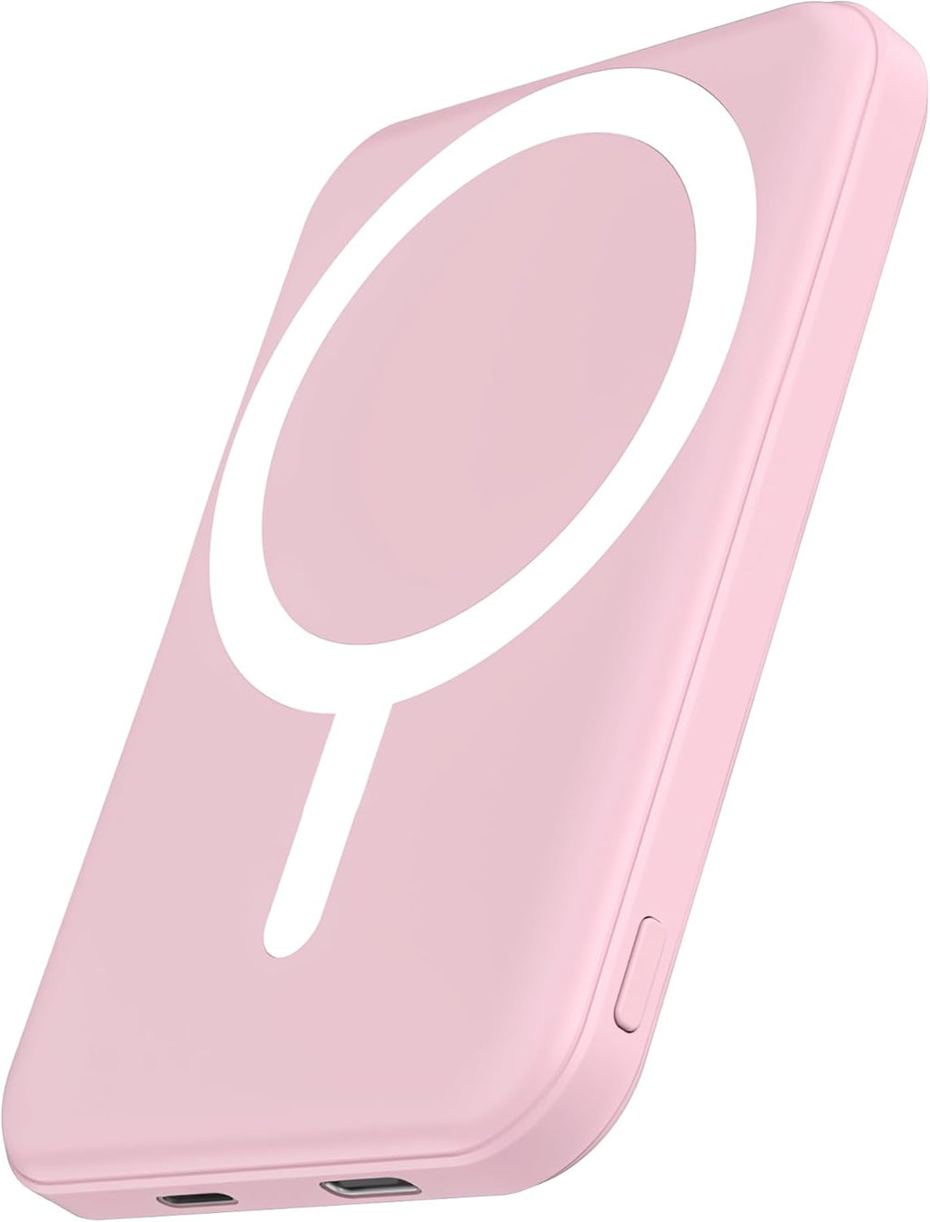 Podoru Magnetic Power Bank - 5000mAh Magsafe Battery Pack with 20W Fast Charging | Pink