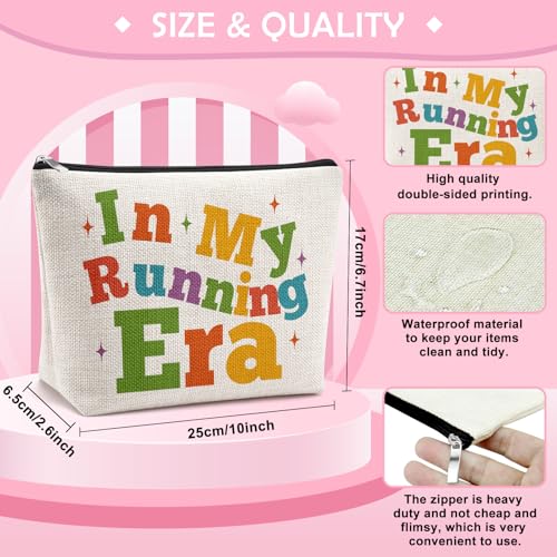 Running Makeup Bag for Women Marathon Runner Cosmetic Pouch