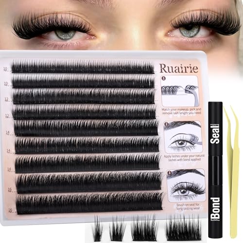Ruairie Wispy Lash Clusters Kit C Curly DIY Segmented Eyelash Extensions