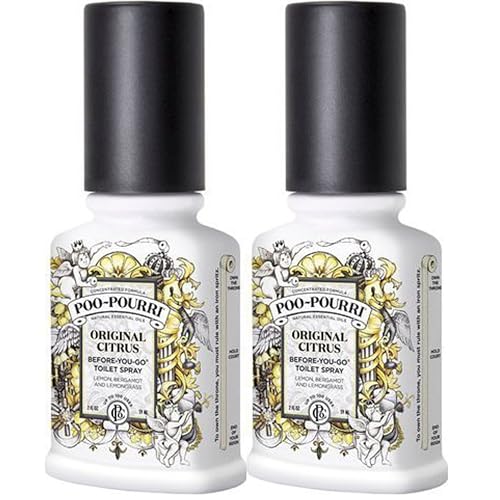 Poo-Pourri Before-You-Go Toilet Spray, Original Scent, 2 Fl Oz (2-Pack)