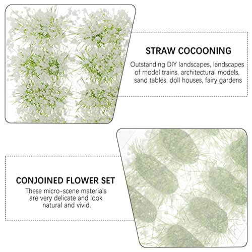 Vaguelly Miniature Grass Tufts Model Grass for Sand Table Landscaping DIY