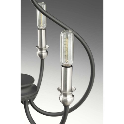 Progress Lighting P350042-143 Whisp Close-to-Ceiling, Black