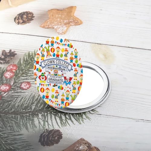 Zuo Bao Compact Makeup Mirror Double-Sided Magnifying Pocket Mirror