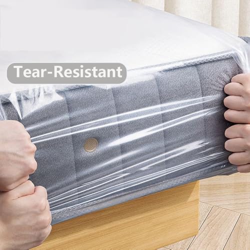 Queen Mattress Storage Bag - Tear-Resistant Plastic Protector