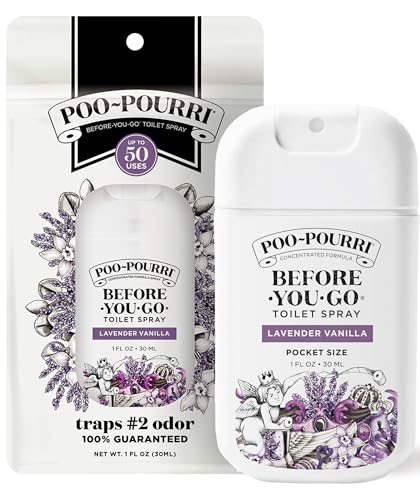 Poo-Pourri Lavender Vanilla Pocket Toilet Spray - 1 Fl Oz